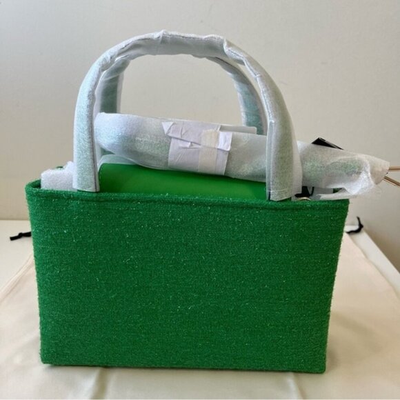 Rare ⛳️ Kate Spade Sam Icon Astroturf Fabric Small Tote - Picture 6 of 11